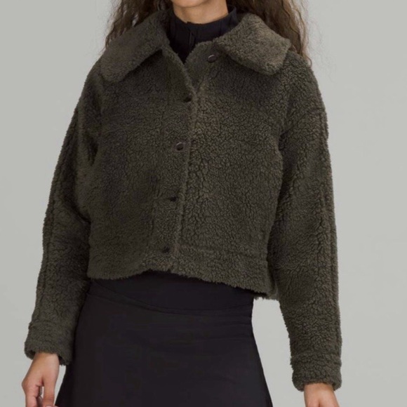 lululemon athletica Jackets & Blazers - Lululemon Texture Fleece Sherpa Jacket